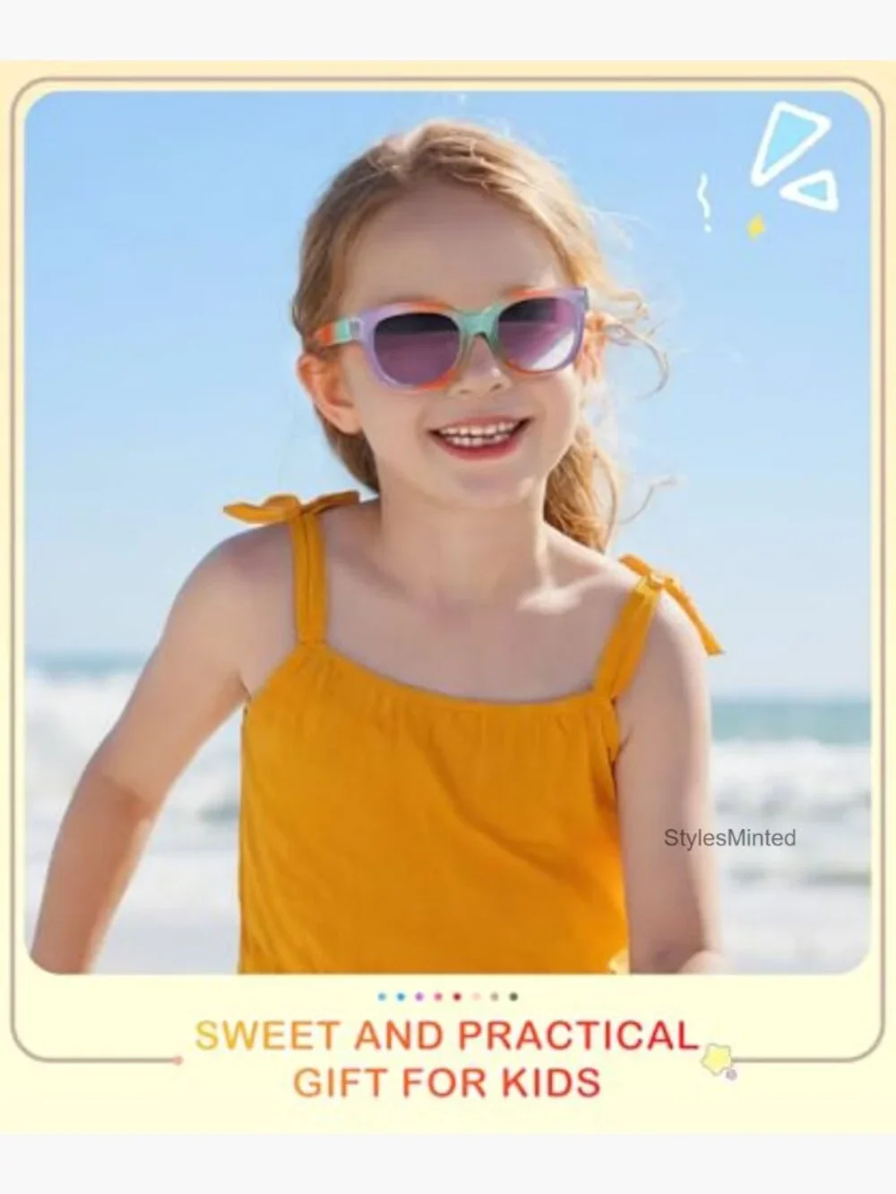 Kids Polarized Sunglasses UV400 Protection 3-Pack Ages 3-12